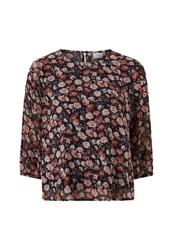 JDY - Blus jdyKylie 3/4 Top Wvn - Svart