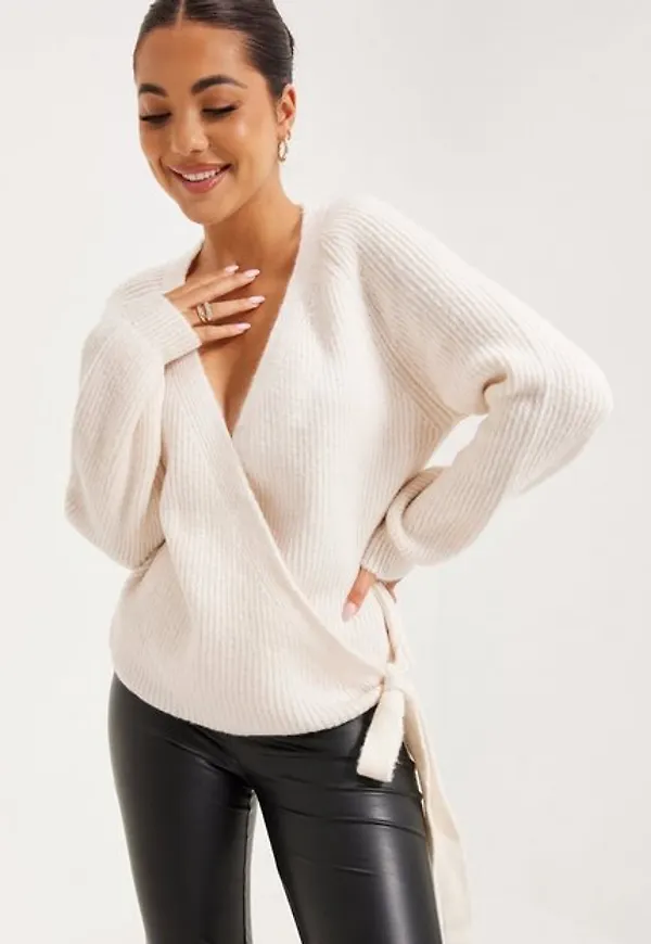Only Onlmia L/S Wrap Cardigan Knt Noos Cardigans