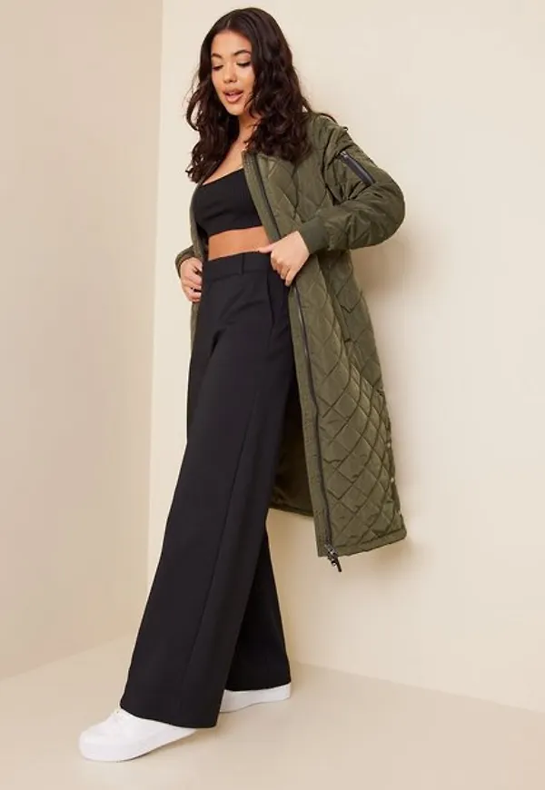 Only Onljessica X-Long Quilted Coat Otw Kappor Kalamata