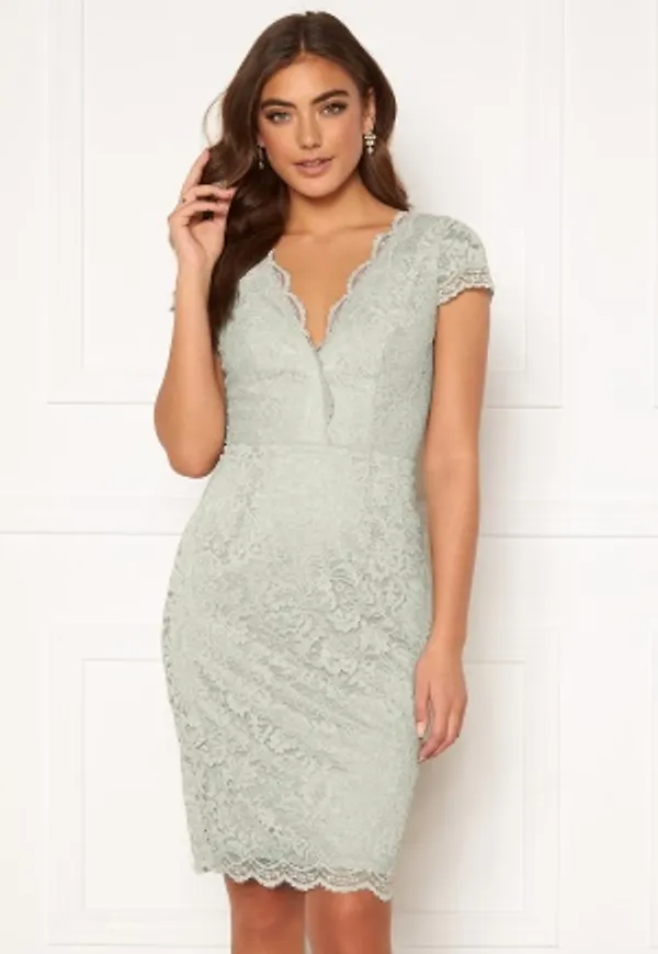 Moments New York Viola Lace Dress Dusty green 38