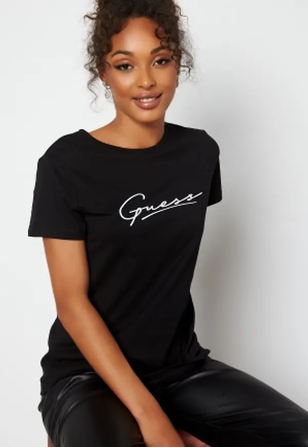 Guess Amelia CN SS T-shirt JBLK Jet Black A996 M