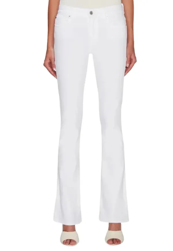 7 For All Mankind Smala jeans Vit, Dam