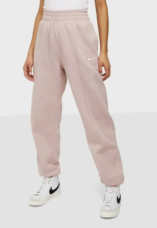 Nike W Nsw Essntl Clctn Flc Mr Pant Mjukisbyxor Champagne