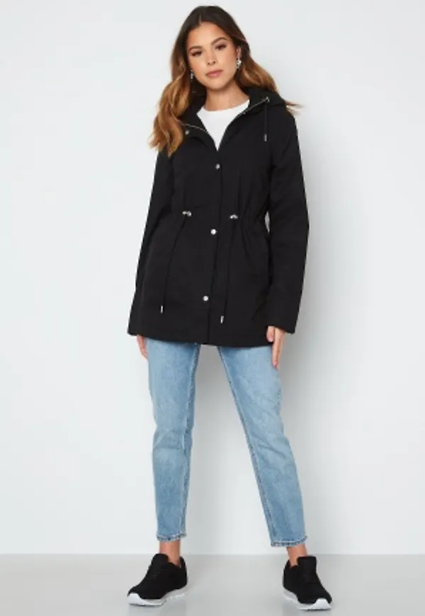 BUBBLEROOM Frannie Teddy-Lined Jacket Black 40