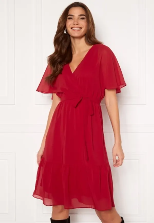 Happy Holly Linnea midi dress Red 36/38