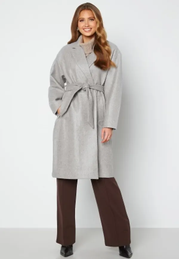 VERO MODA Fortune Long Jacket Light Grey XL