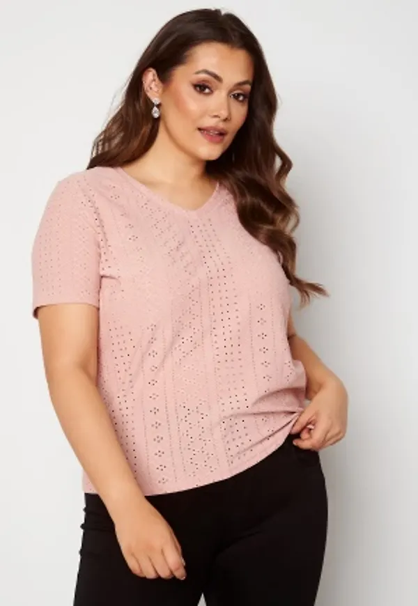 Only Carmakoma Silje SS Top Adobe Rose 46/48 (M)