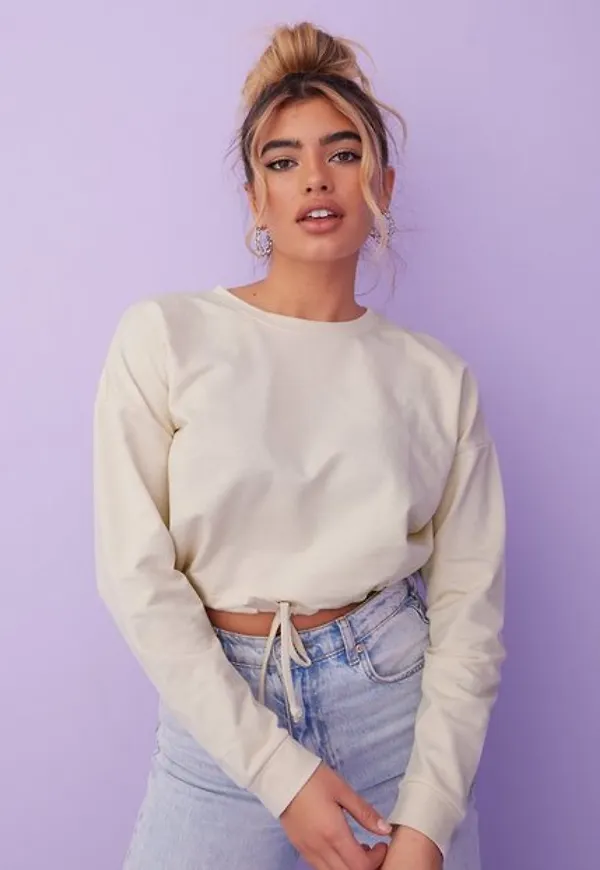 Only Onldreamer Unb Ls Oneck String Noos Sweatshirts Birch