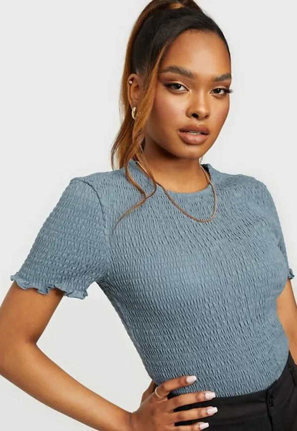 Only Onldeli Life S/S Smock Top Jrs Vardagsblusar