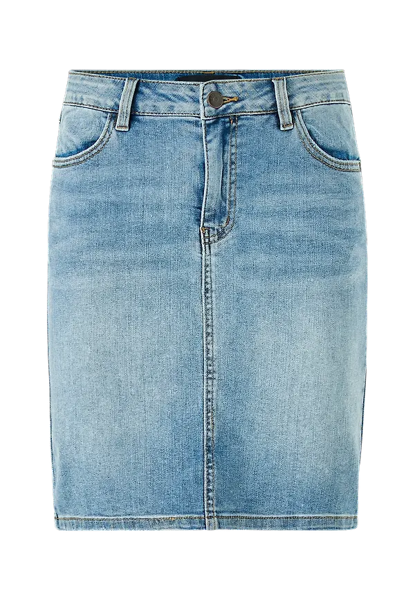 Object - Jeanskjol objWin New Denim Skirt - Blå