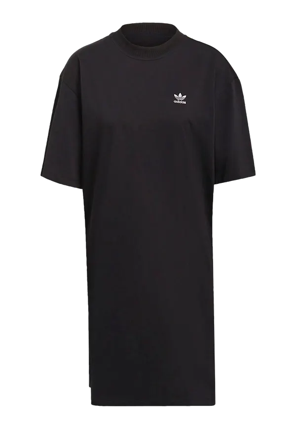 adidas Originals - T-shirtklänning Adicolor CLassics Big Trefoil Tee Dress - Svart