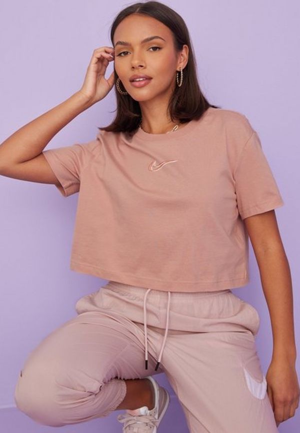 Nike W Nsw Crop Ss Tee Prnt Crop tops Rose
