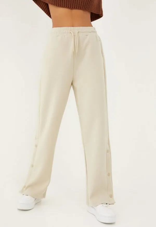Only Onlscarlett Button Pant Swt Mjukisbyxor