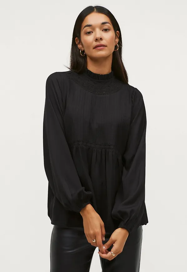 Ellos - Blus Nathalie - Svart
