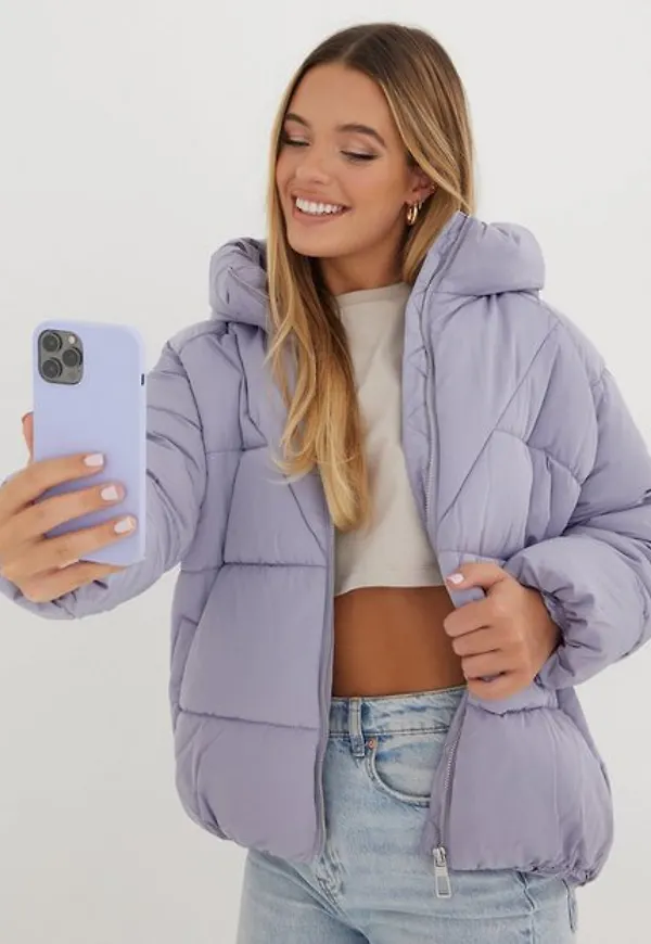 Only Onlalina Puffer Otw Dunjackor Languid Lavender