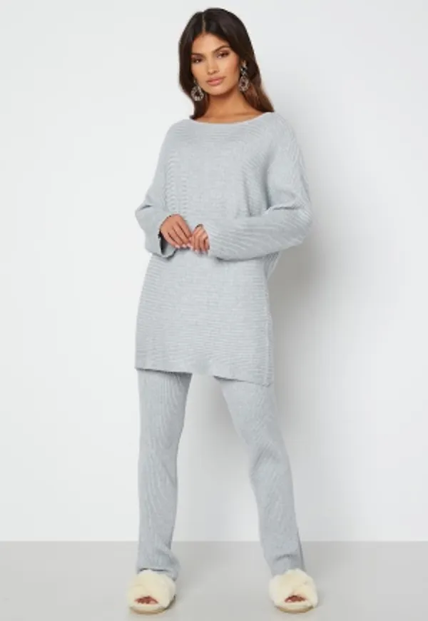BUBBLEROOM Penny peaky shoulder set Light grey S