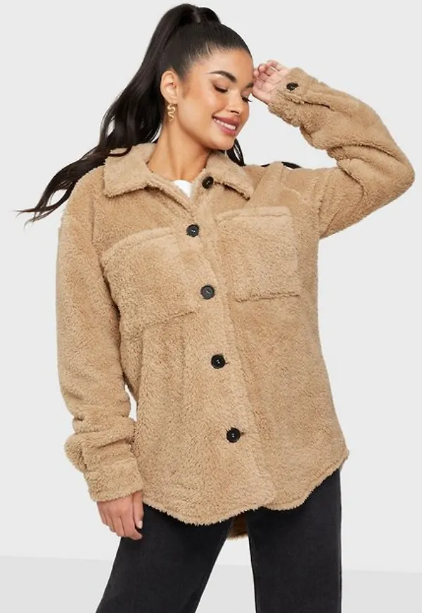 Noisy May Nmsuzzi L/S Jacket Noos skjortjackor Nomad