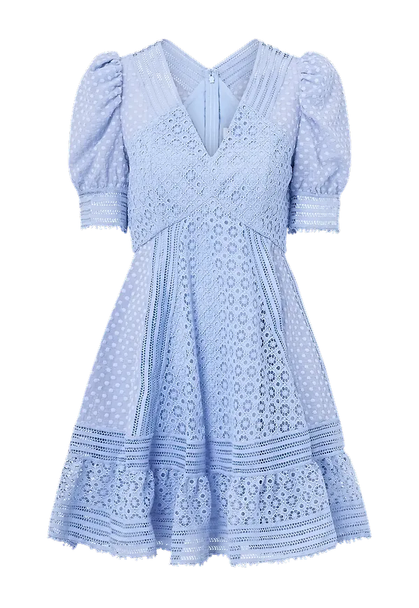 By Malina - Klänning Abby Dress - Blå