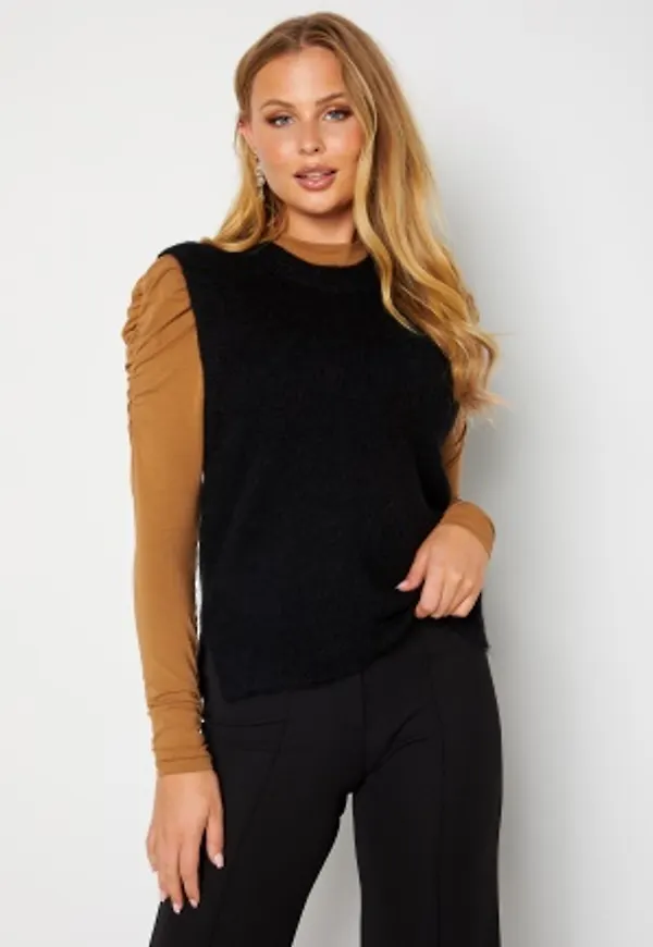 SELECTED FEMME Lulu Knit Vest O-Neck Black L