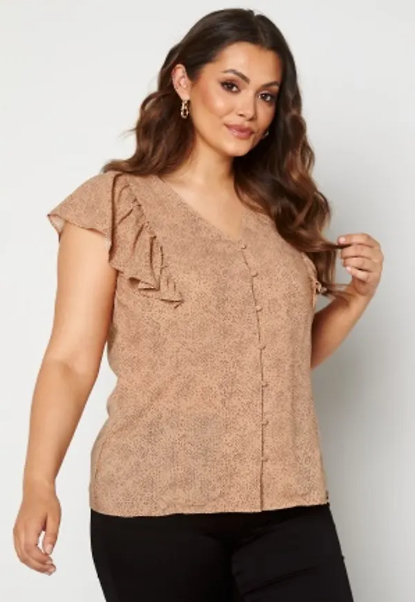 Vero Moda Curve Hooda SS Top Nomad 48