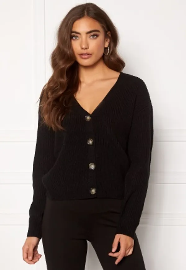 Pieces Karie LS Knit Cardigan Black S