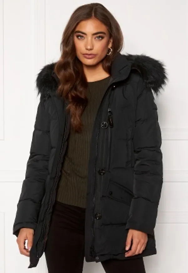 Hollies Wilma Long Jacket Black/Black 38
