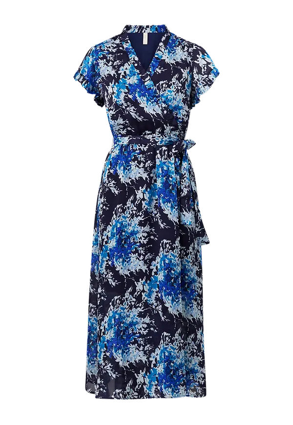 Y.A.S - Maxiklänning yasMadrid SS Long Dress - Blå