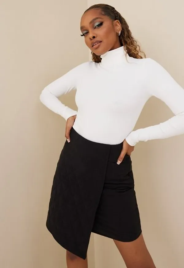 Y.A.S Yasdorali Hw Quilted Skirt Minikjolar