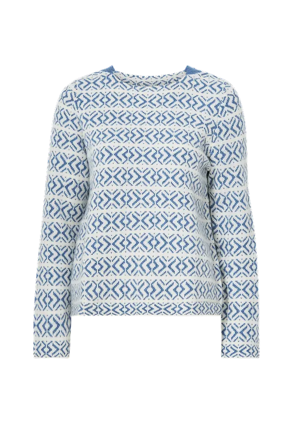 Jumperfabriken - Ulltröja Herta - Blå