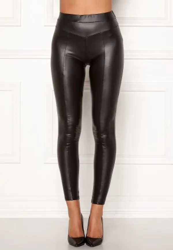 AX Paris Faux Leather PU Leggings Black S/M
