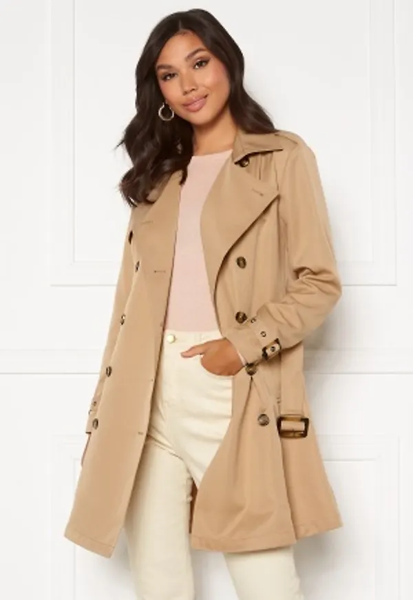 Chiara Forthi Moneglia Trench Coat Beige L