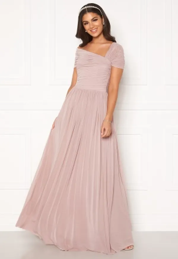 Nicole Falciani X Bubbleroom Nicole Falciani Mesh Gown Pink 34