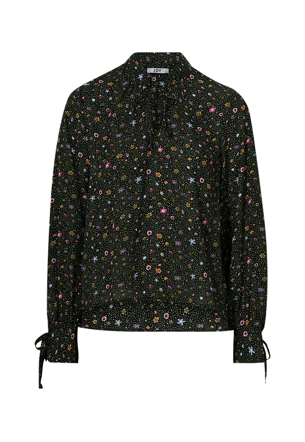 JDY - Blus jdyGaucho Life L/S V-neck Blouse - Svart