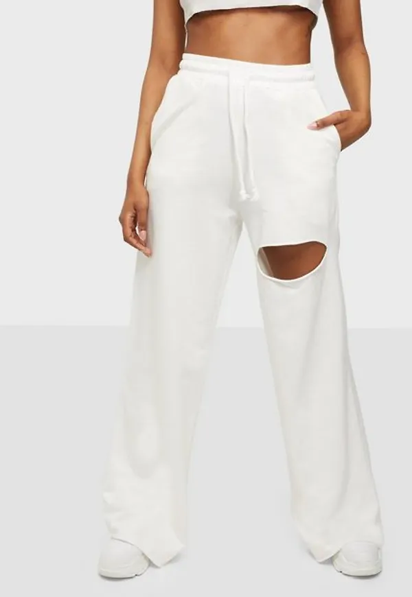 NLY Trend Ripped Detail Sweat Pants Byxor