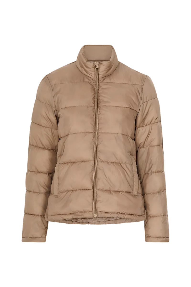 Vila - Jacka viMisk Short Quilted Jacket - Brun