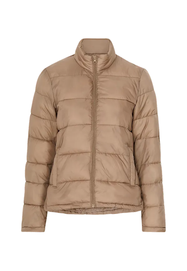 Vila - Jacka viMisk Short Quilted Jacket - Brun