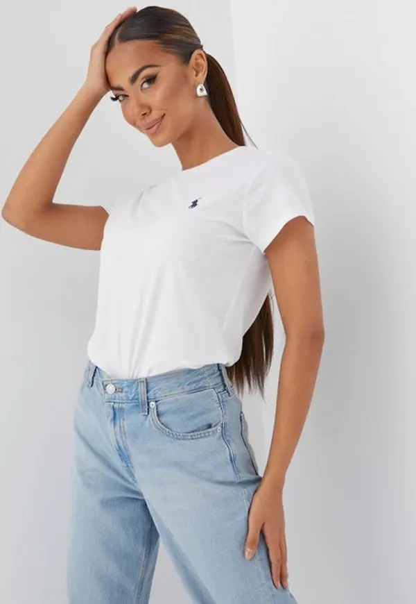 Polo Ralph Lauren Rl Tee W Pp-Short Sleeve-T-Shirt T-shirts White