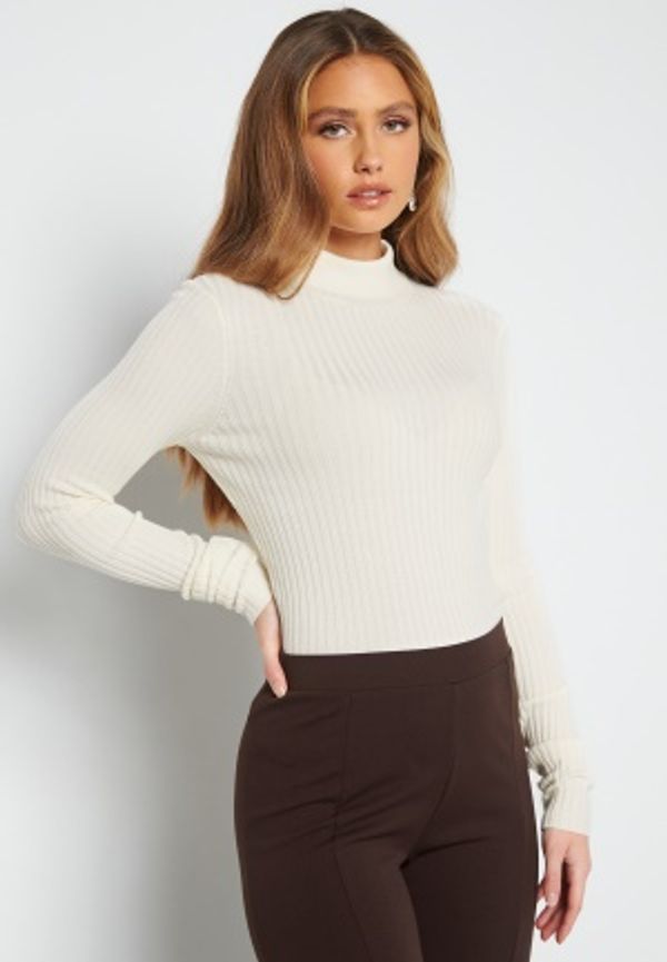 BUBBLEROOM Ophelia fine knit top Cream 4XL