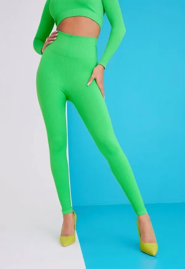 NLY Trend Athletic Seamless Pants Leggings Grön