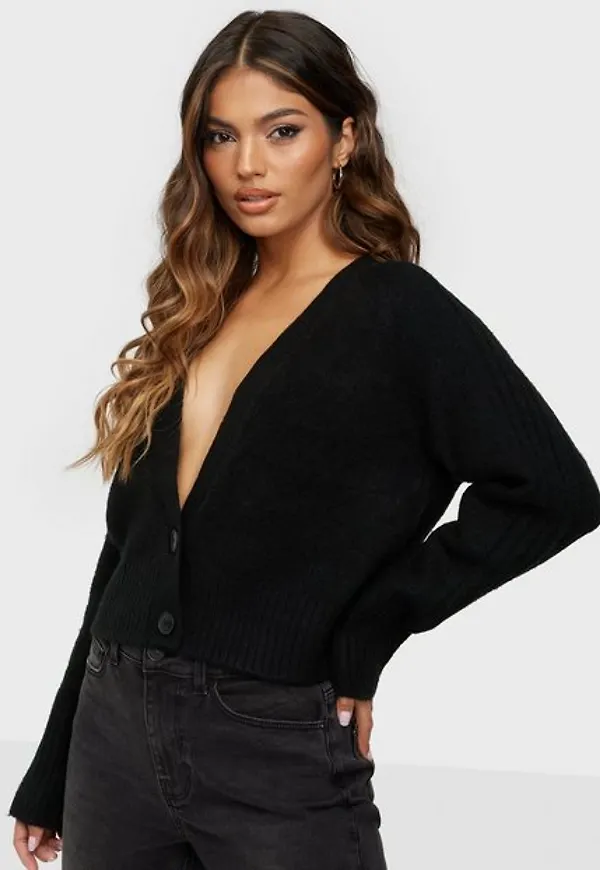 Only Onlmacadamia L/S Cardigan Bf Knt Stickade tröjor Black