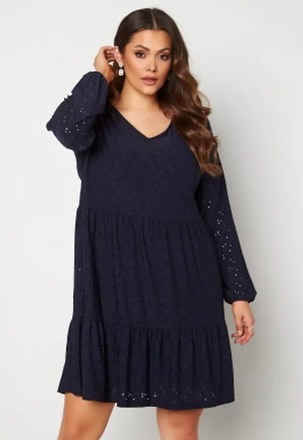 Only Carmakoma Zabby LS Knee Dress Night Sky 54 (XL)