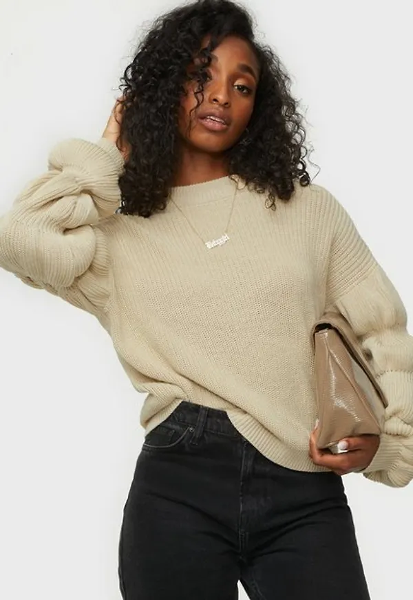 Pieces Pcrill Ls O-Neck Knit Bc Tröjor
