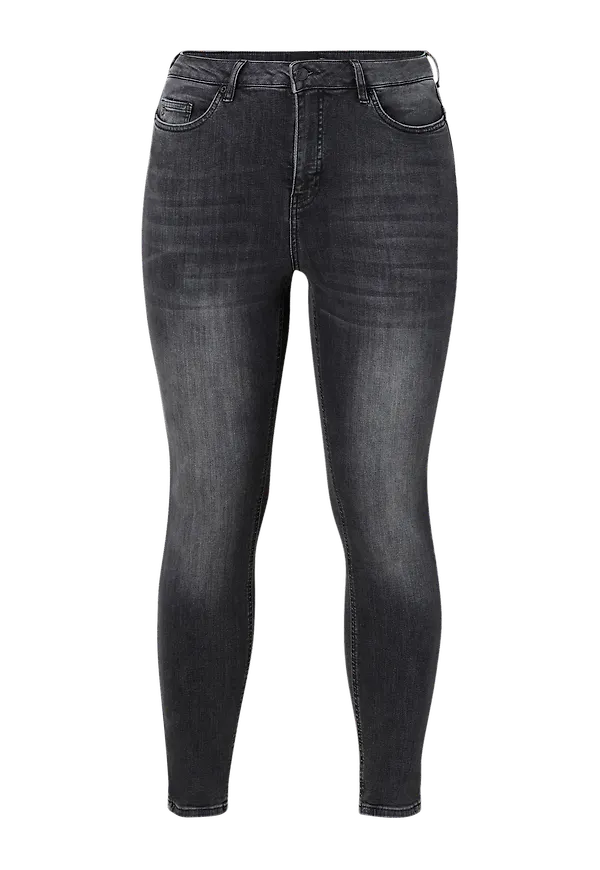 Vero Moda Curve - Jeans vmLora HW SS k-Curve - Svart