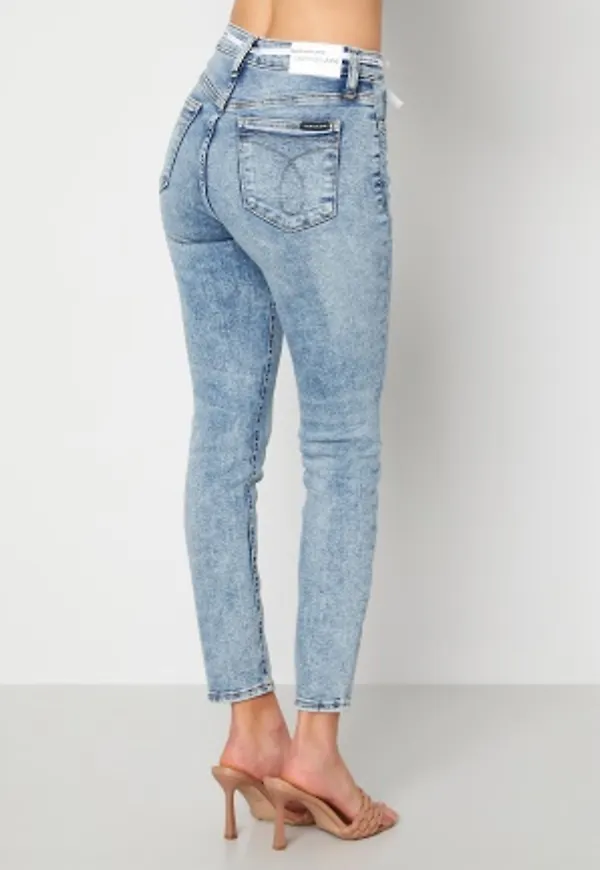 Calvin Klein Jeans High Rise Skinny Ankle 1AA Denim Light 32