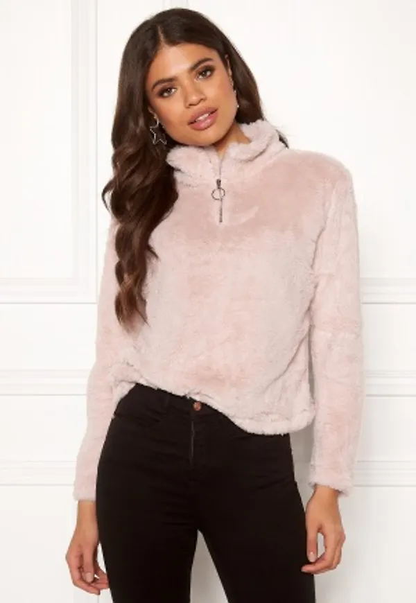 Rut & Circle Alex Fur Sweater Ice Pink XS