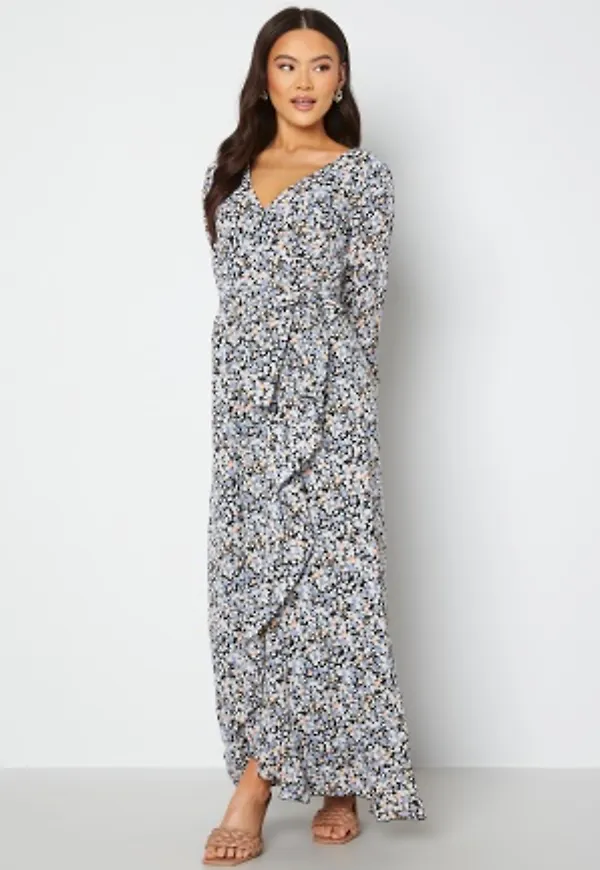 Sisters Point Gush Dress 010 Blk/Lilac/Cre L