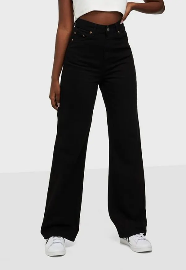 Dr Denim Echo Straight Black
