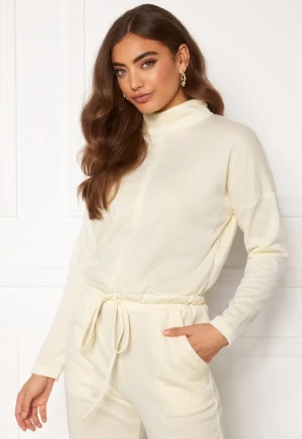 AX Paris Soft Jumper Jogger Lounge Set Cream M/L