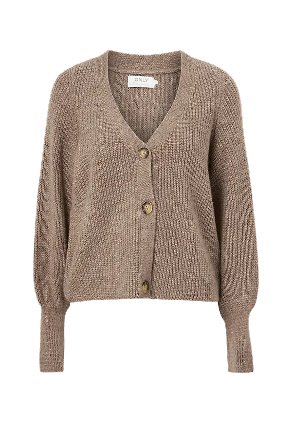 Only - Cardigan onlClare L/S Cardigan Knt - Brun