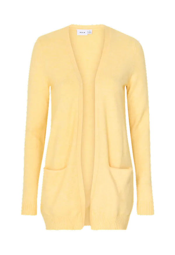 Vila - Cardigan viRil L/S Open Knit - Gul